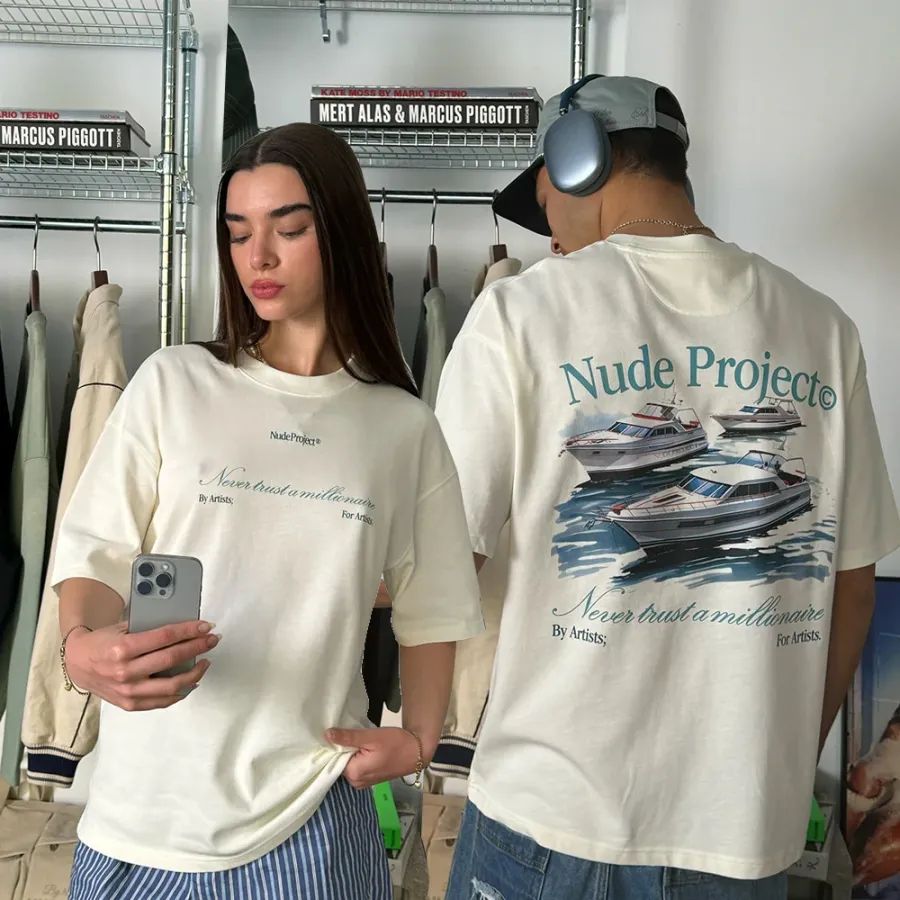 Nude Project Yacht Graphic T-Shirt Unisex print